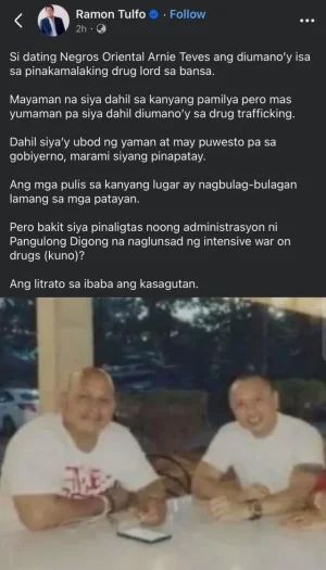 Thread 'Teves family are allies with Davao Group?'